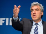 FIFA Director of Communications Walter de Gregorio attends a press conference at the FIFA headquarters on May 27, 2015