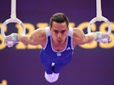 Eleftherios Petrounias of Greece competes in the Men's Rings final on day eight of the Baku 2015 European Games at the National Gymnastics Arena on June 20, 2015