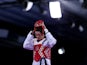 Team GB's Jade Jones removes her helmet following her victory in the preliminary rounds of the 2015 European Games in Baku