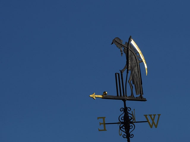 The Old Father Time weather vane during day two of the 2nd Investec Ashes Test match between England and Australia at Lord's Cricket Ground on July 19, 2013
