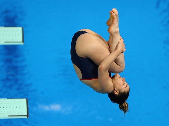 Team GB diver Lydia Rosenthall during the women's 3m event at the European Games on June 21, 2015