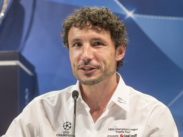 UEFA Ambassador Mark van Bommel attends the press conference prior to the Unicredit UEFA Champions League Trophy Tour on October 2, 2014