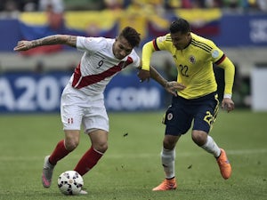 Colombia held by Peru in Copa America clash