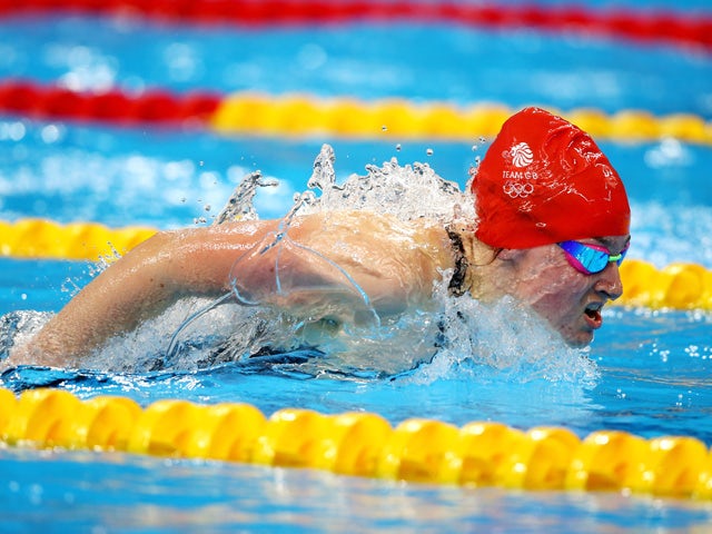 Amelia Clynes of Great Britain competes in the Women's 100m Butterfly semi final during day thirteen of the Baku 2015 European Games at the Baku Aquatics Centre on June 25, 2015
