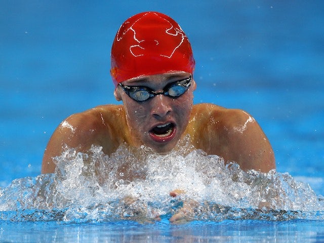 Team GB swimmer Joe Hulme in action at the European Games on June 24, 2015