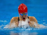 Team GB swimmer Layla Black in action during the women's 50m breaststroke at the European Games on June 23, 2015