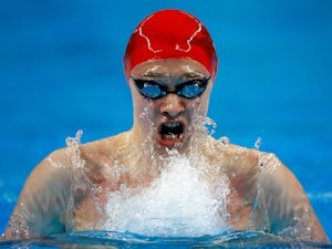 Luke Davies of Great Britain competes in the Men's 200m Breaststroke heats during day eleven of the Baku 2015 European Games at the Baku Aquatics Centre on June 23, 2015