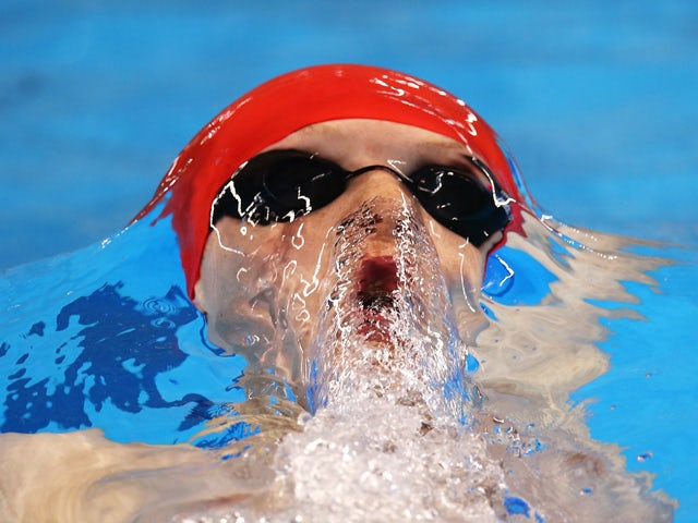 Luke Greenbank of Great Britain competes in the Men's 200m Backstroke heats during day thirteen of the Baku 2015 European Games at the Baku Aquatics Centre on June 25, 2015