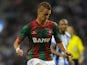 Maritimo's German defender Patrick Bauer controls the ball during the Portuguese league football match FC Porto vs Maritimo at the Dragao Stadium in Porto on August 15, 2014