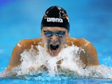 Paul Hentschel of Germany competes in the Men's 200m Individual Medley heats during day twelve of the Baku 2015 European Games at the Baku Aquatics Centre on June 24, 2015