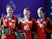 Bronze medalists Mitch Delmas, Sjef Nan den Berg and Rick Van Der Ven of the Netherlands pose with the medals in the Men's Archery Team final during day six of the Baku 2015 European Games at Tofiq Bahramov Stadium on June 18, 2015