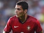 Tiago Ilori of Portugal in action during the UEFA Under21 European Championship 2015 Group B match between England and Portugal at Mestsky Fotbalovy Stadium on June 18, 2015