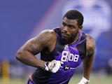 Defensive back Landon Collins of Alabama competes during the 2015 NFL Scouting Combine at Lucas Oil Stadium on February 23, 2015