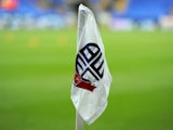 A general view of a corner flag at the Reebok Stadium during the FA CupThird Round match between Bolton Wanderers and Blackpool at the Reebok Stadium on January 4, 2014