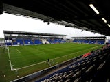 A general view of the pitch prior to the Sky Bet League One match between Colchester United and Preston North End at Colchester Community Stadium on May 3, 2015
