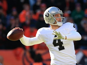 Carr fires Oakland into lead in Cleveland