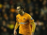 Eggert Jonsson of Wolves in action during the Barclays Premier League match between Wolverhampton Wanderers and Liverpool at Molineux on January 31, 2012