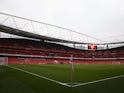 A general view inside the ground prior to the Barclays Premier League match between Arsenal and West Ham United at Emirates Stadium on March 14, 2015