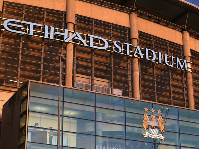 A general view of the Etihad Stadium is seen prior to the Barclays Premier League match between Manchester City and Leicester City at Etihad Stadium on March 4, 2015