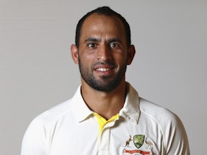 Fawad Ahmed poses during an Australia portrait session in May 2015