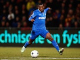 Georginio Wijnaldum of PSV in action during the Dutch Eredivisie match between Go Ahead Eagles and PSV Eindhoven held at the De Adelaarshorst Stadium on March 7, 2015