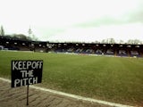 A general view of Gigg Lane, the home of Bury before their Nationwide Division Two match against Bristol City on January 29, 2000
