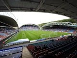 A general view before kick off at The King Power Stadium at the Galpharm Stadium on August 23, 2014