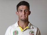 Mitchell Marsh poses during an Australia portrait session in May 2015