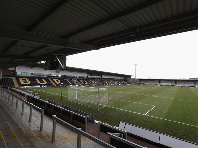 A general view of the Pirelli Stadium during the UEFA European Under 17 Championship match between England and Slovenia at Pirelli Stadium on March 28, 2013
