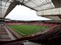 A general view the stadium ahead of the U21 International friendly match between U21 England and U21 Germany at the Riverside Stadium on March 30, 2015