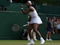 US player Serena Williams celebrates after beating Belarus's Victoria Azarenka during their women's quarter-finals match on day eight of the 2015 Wimbledon Championships at The All England Tennis Club in Wimbledon, southwest London, on July 7, 2015