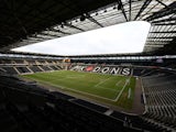 A general view of Stadium MK ahead of today's match MK Dons v Dover Athletic - FA Cup Second Round match at Stadium MK on December 7, 2013