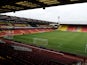 A general view of Vicarage Road Stadium under going Renovations to the East Stand prior to the Sky Bet Championship match between Watford and Sheffield Wednesday at Vicarage Road on December 14, 2013