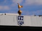 A general view of the Tottenham Hotspur crest ahead of the Barclays Premier League match between Tottenham Hotspur and West Ham United at White Hart Lane on October 6, 2013
