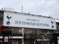 A general view of the Tottenham Hotspur welcome sign prior to the Barclays Premier League match between Tottenham Hotspur and Southampton at White Hart Lane on March 23, 2014