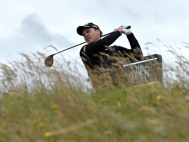 Danny Willett in action during the second round of The 144th Open at St Andrews on July 17, 2015