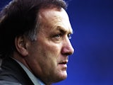 22 Jul 1998: Profile of Rangers Manager Dick Advocaat during the UEFA Cup qualifying match against Shelbourne at Prenton Park in Tranmere, England