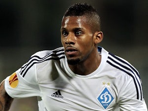 Jeremain Lens of FC Dynamo Kyiv in action during the UEFA Europa League Quarter Final match between ACF Fiorentina and FC Dynamo Kyiv on April 23, 2015