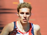 Britain's Richard Buck competes during the men's 400m qualifications at the 2012 European Athletics Championships at the Olympic Stadium in Helsinki on June 27, 2012