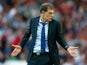 Slaven Bilic of West Ham looks on during the UEFA Europa League second qualifying round (first leg) match between West Ham and FC Birkirkara at the Boleyn Ground on July 16, 2015