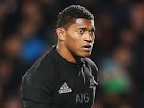 Waisake Naholo of the New Zealand All Blacks walks off injured during The Rugby Championship match between the New Zealand All Blacks and Argentina at AMI Stadium on July 17, 2015