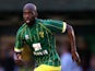 Youssouf Mulumbu of Norwich City looks on during the pre season friendly match between Hitchin Town and Norwich City at Top Field Stadium on July 14, 2015
