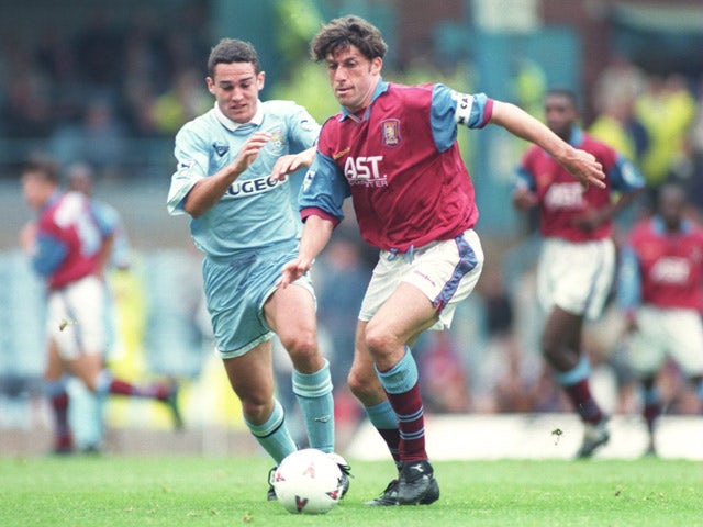 Andy Townsend of Aston Villa in action against Coventry on September 30, 1995