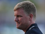 AFC Bournemouth manager Eddie Howe looks on prior to the Pre Season Friendly match between Salisbury City v AFC Bournemouth at the Raymond McEnhill Stadium on July 21, 2015