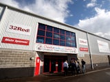 A general view of the exterior of the stadium ahead of the Sky Bet League One match between Crawley Town and Peterborough United at Broadfield Stadium on October 11, 201