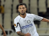 Sturm Graz's Darko Bodul during their UEFA Europa League match at the Olympic stadium in Athens on September 29, 2011