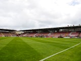 A general view of St. James' Park ahead of the Sky Bet League Two match between Exeter City and Scunthorpe United at St. James' Park on April 26, 2014