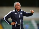 Claudio Ranieri, Manager of Leicester City during the Pre Season Friendlly match between Lincoln City and Leicester City at Sincil Bank Stadium on July 21, 2015