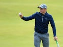 Amateur Paul Dunne of Ireland acknowledges the crowd on the 18th green during the third round of the 144th Open Championship at The Old Course on July 19, 2015