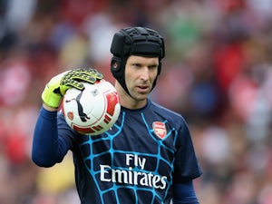Cech pleased with display
